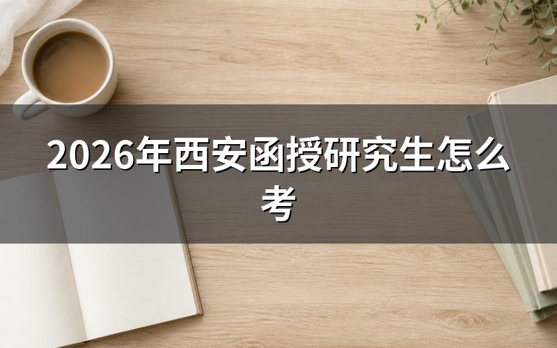2026年西安函授专升本报名流程是什么?