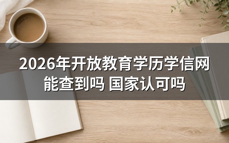 2026年开放教育学历学信网可以查到吗