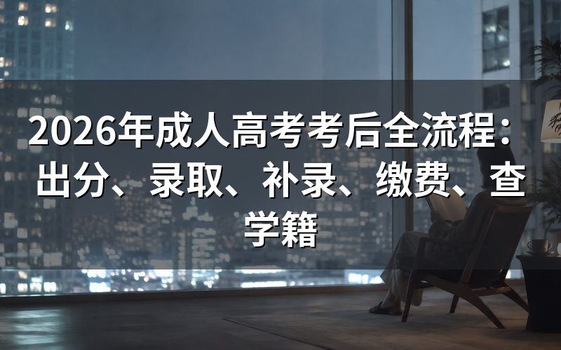 成考考后多久出成绩和分数线？