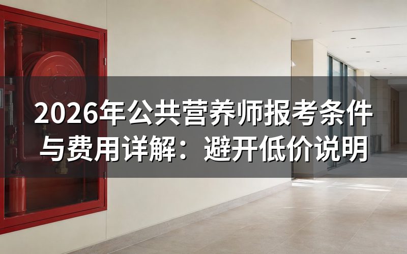公共营养师报考条件：你适合哪一级？