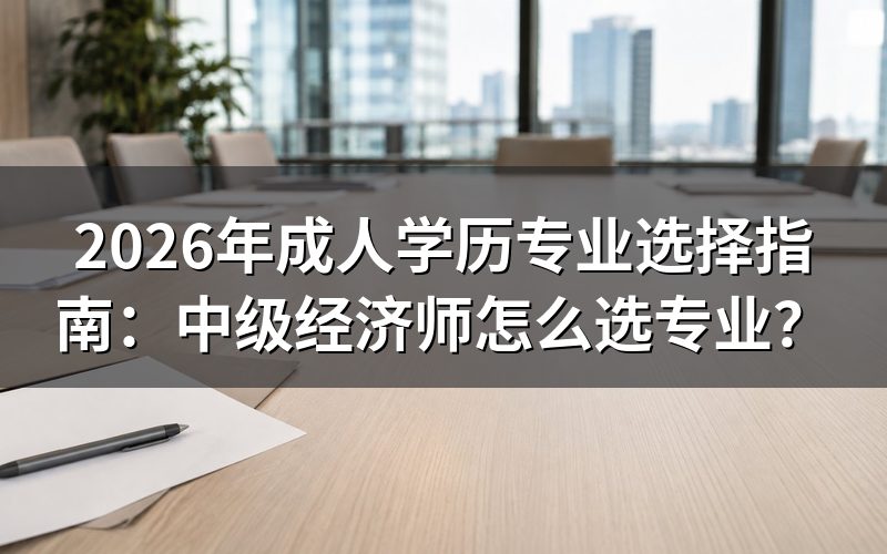 中级经济师考试到底考什么?
