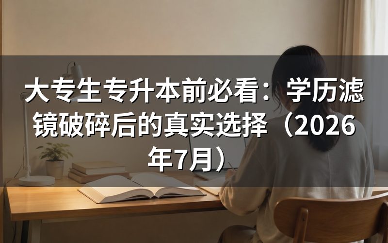 为什么说学历滤镜正在破碎?
