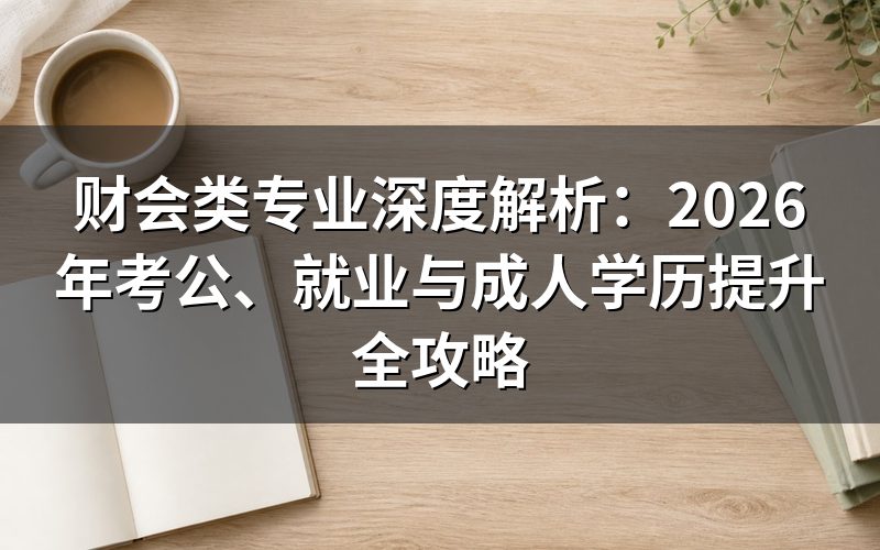 财会类专业到底学什么?数学不好能学吗?