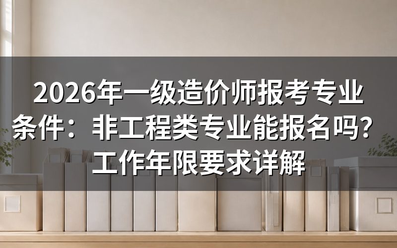 一造允许报名的专业有哪些?