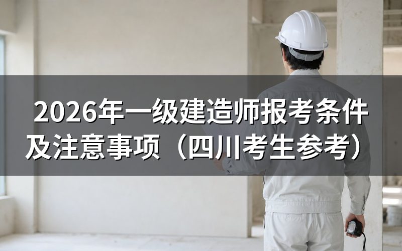 一建报考硬性条件是什么？