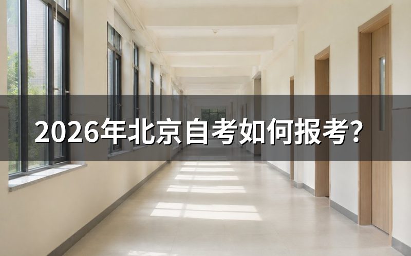 一、报考入口与基本流程