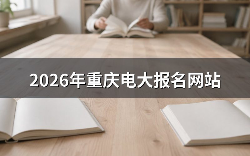 重庆电大报名网站入口