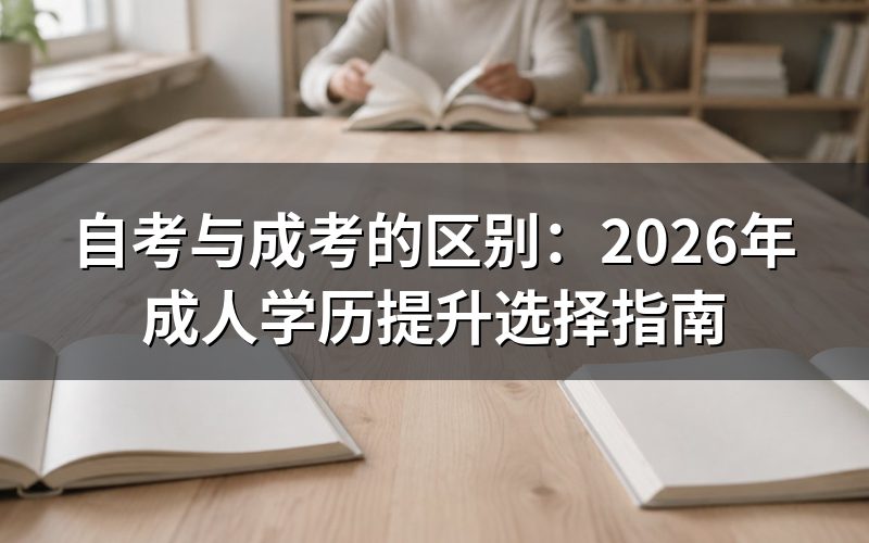 一、国家认可度:自考和成考一样吗?