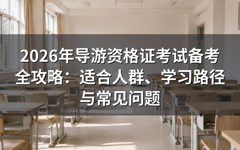 导游资格证考试到底难不难?
