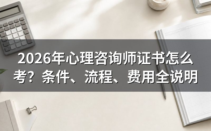 一、心理咨询师证书是什么?