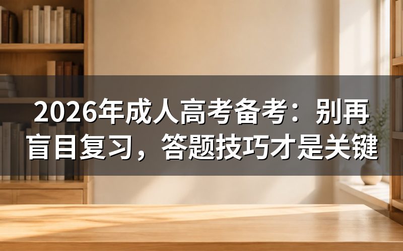 成人高考入学考试考什么？