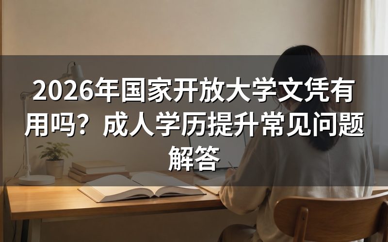 国家开放大学文凭国家承认吗?