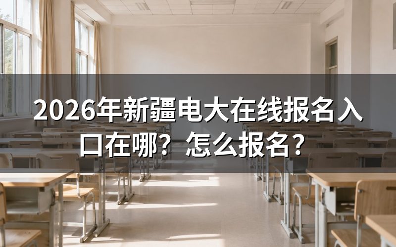 报名入口与流程