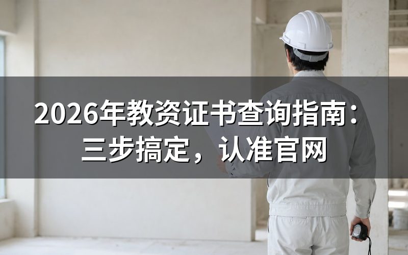 首步：认准官方查询平台
