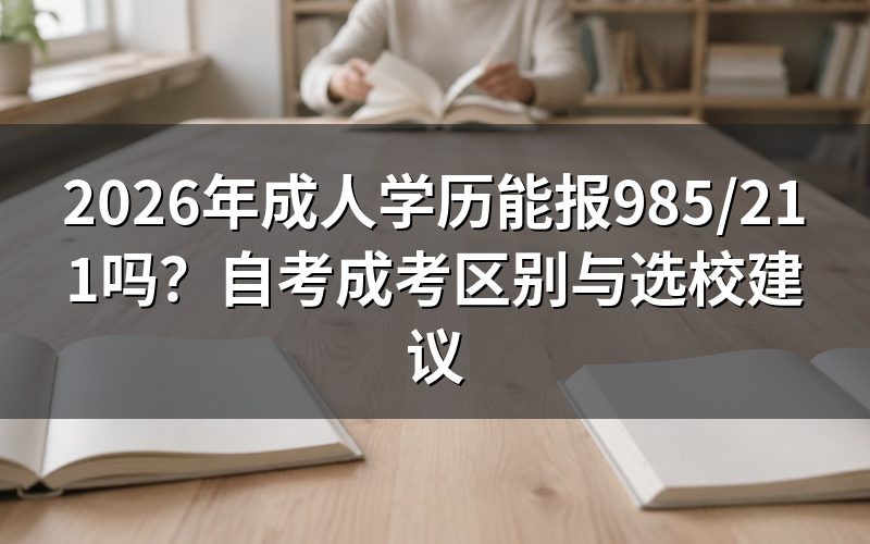 985和211是什么？