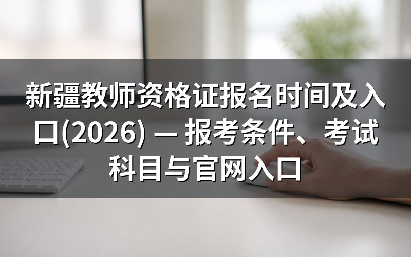 新疆教师资格证2026年报名时间与考试时间