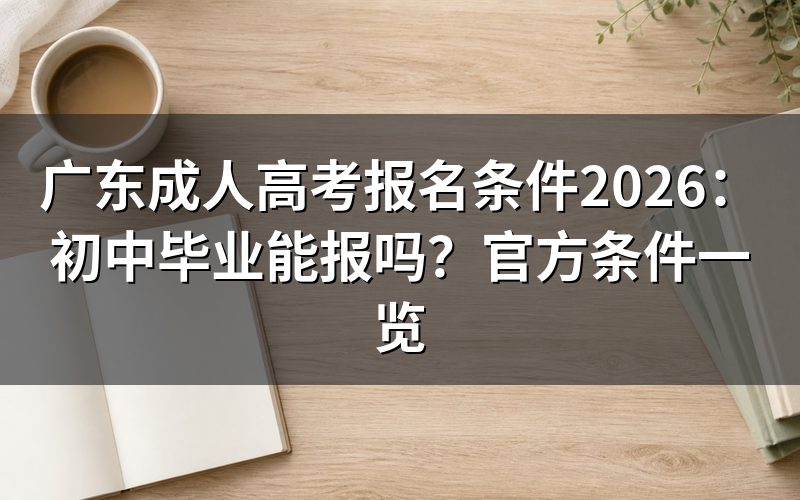 报名基本门槛:年龄与遵纪守法