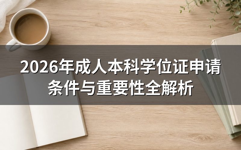 成人本科没有学位证就是废纸?先弄清这三点