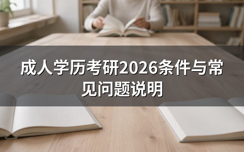 成人学历考研资格:国家承认的都能报