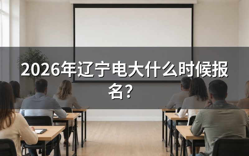 2026年辽宁电大报名时间安排