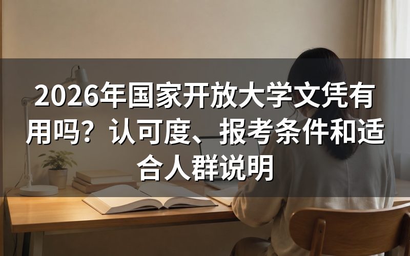 国家开放大学是什么性质的学校