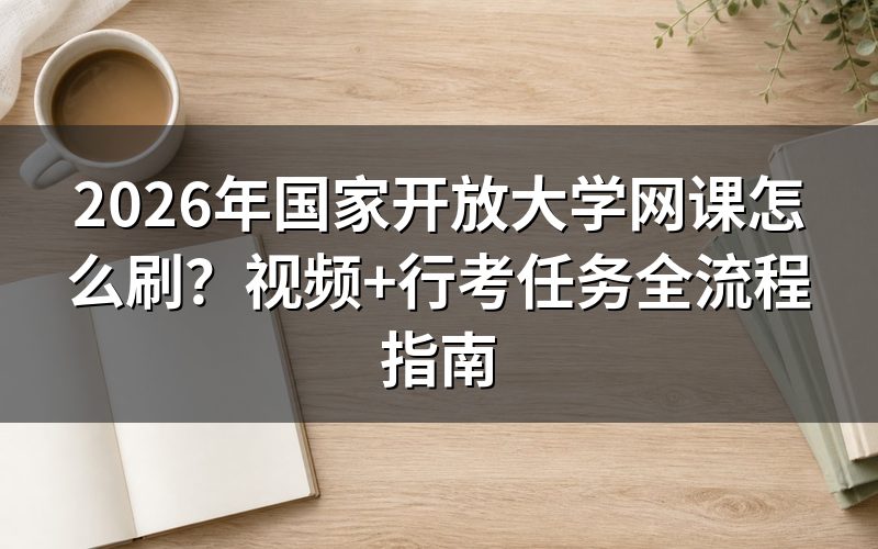 国开网课学习首步:找到课程并进入学习