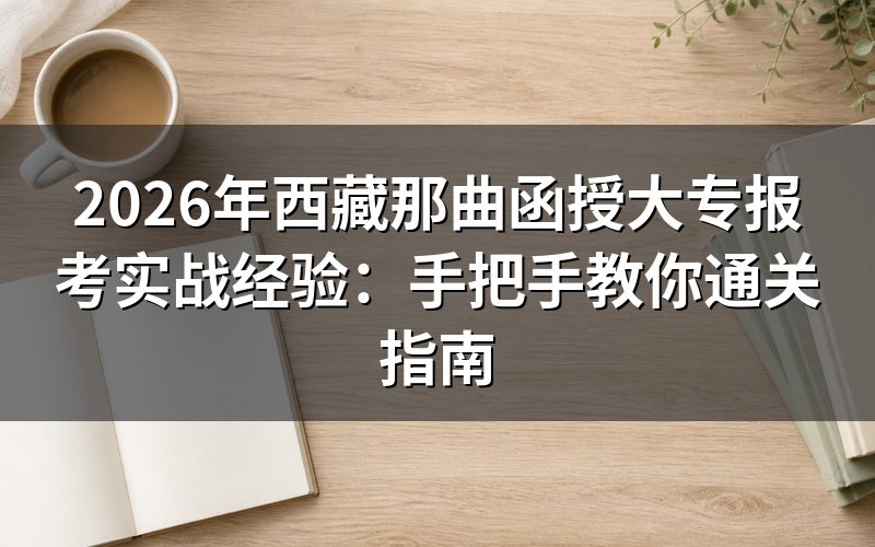 2026年那曲函授大专报考核心政策解读