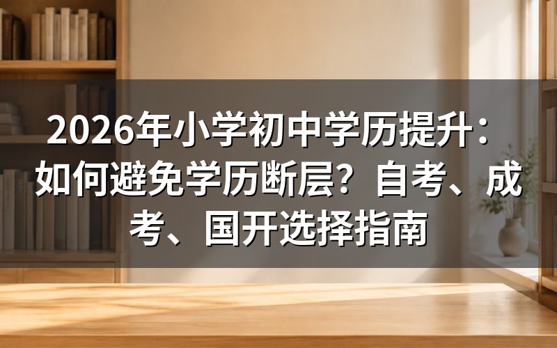 什么是学历断层?为什么会影响考公考编?