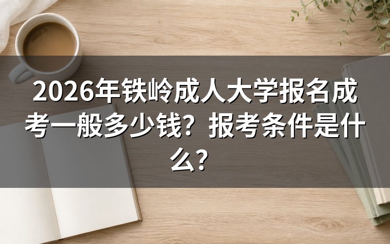 2026年铁岭成考报名费用与报考条件