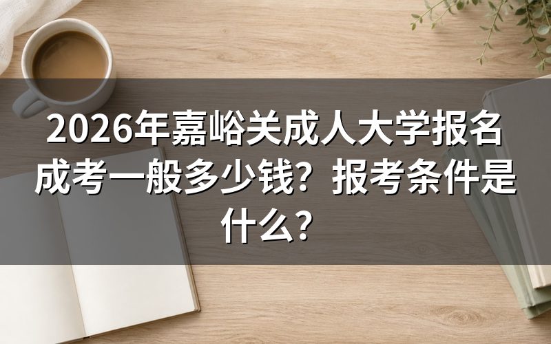 成考报名费用是多少