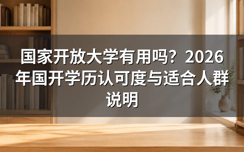 国家开放大学是“花钱花钱买文凭”吗?