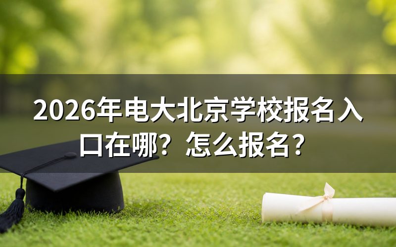报名入口与查询途径