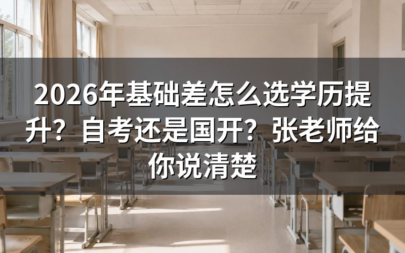 一、自考和国开,核心区别是什么?