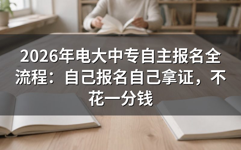 什么是电大中专?