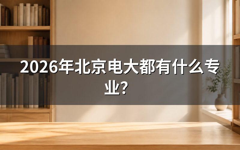 北京开放大学专业查询入口