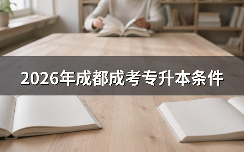 专升本报名要满足什么条件