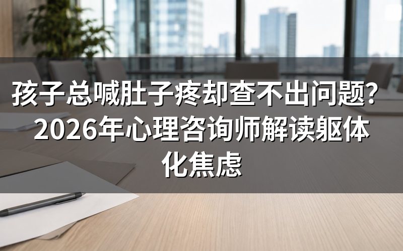孩子“装病”的背后:是焦虑在说话