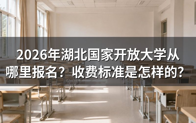 湖北国家开放大学从哪里报名?