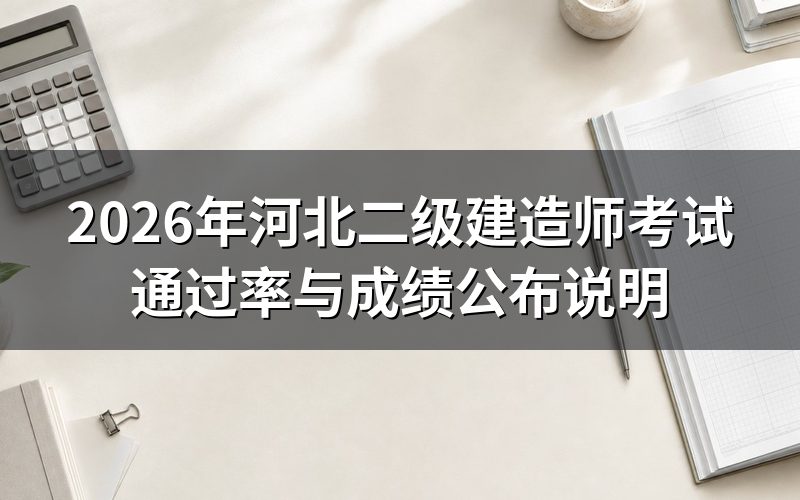 河北二建通过率由什么决定?