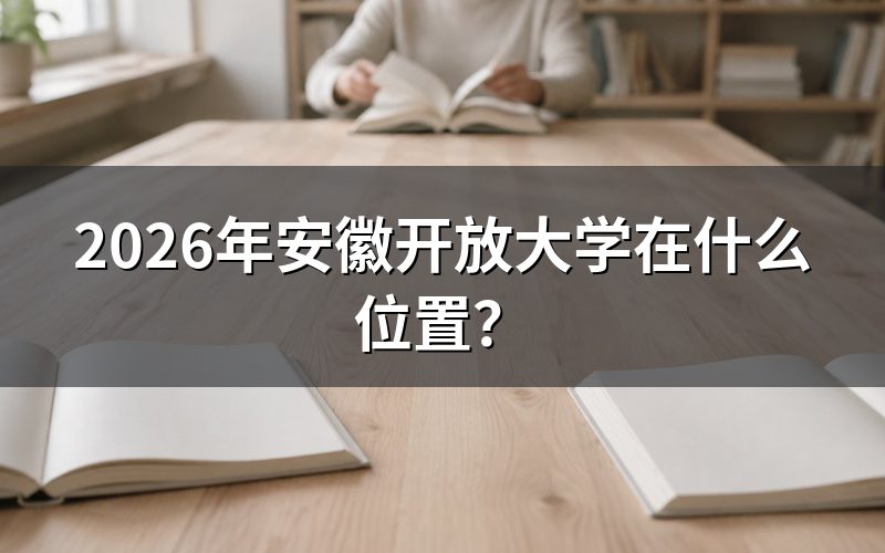 安徽开放大学官方网址汇总