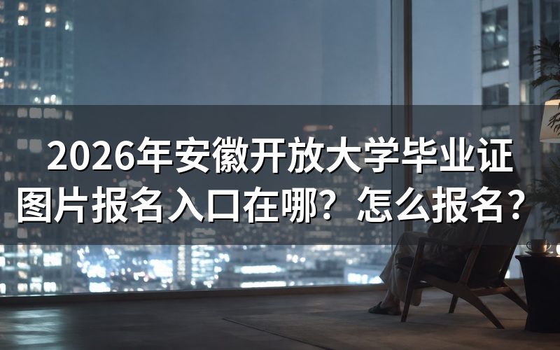 安徽开放大学报名入口与官方网站