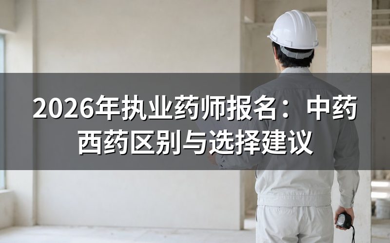 执业药师中药与西药的核心区别是什么？