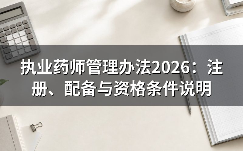 执业药师管理办法主要涵盖哪些内容?