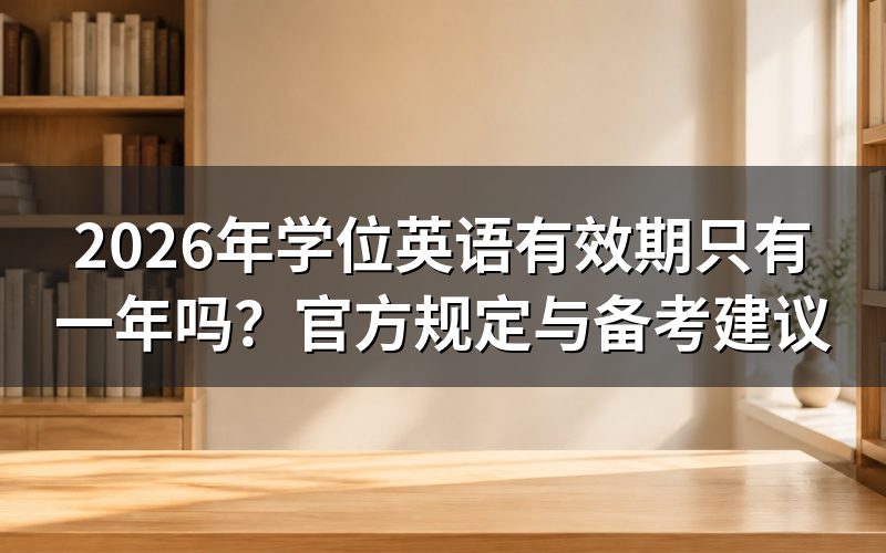 学位英语有效期真的只有一年吗?