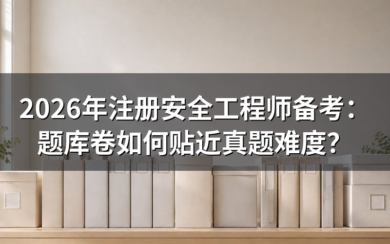 练习卷能保障与真题难度一致吗?