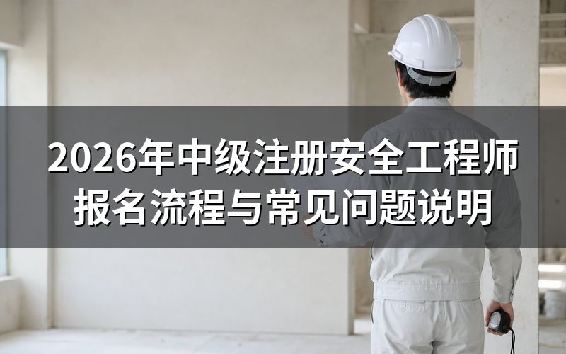 报名入口只有一个:中国人事考试网