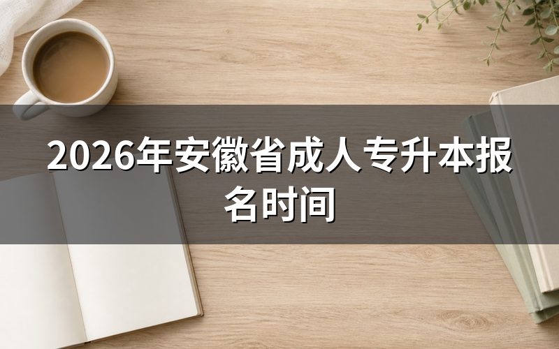 2026年报名时间和关键节点