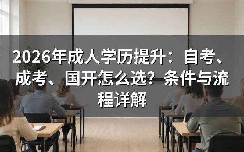 一、自考、成考、国开都是国家承认的学历吗?