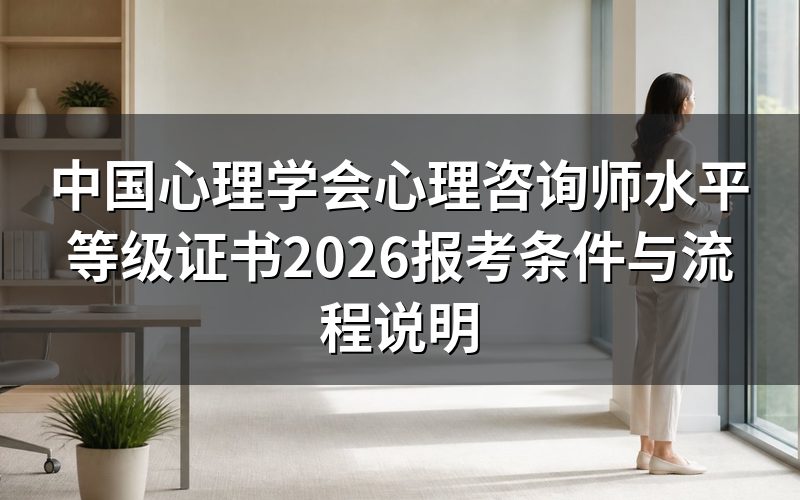 中国心理学会心理咨询师水平等级证书是什么性质?