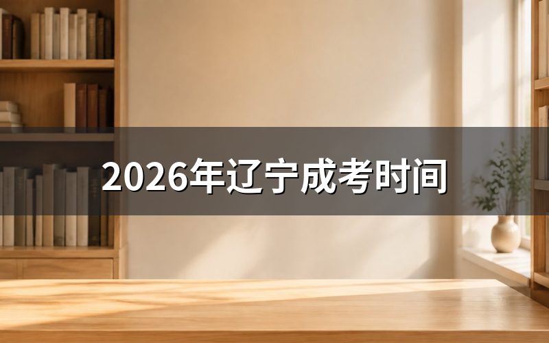2026年辽宁成考时间怎么判断？先看2025年节奏